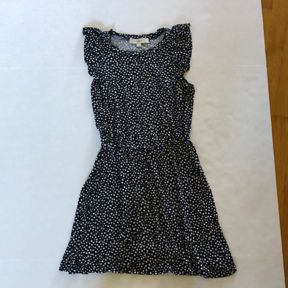 LOFT Flutter Sleeve Dress
